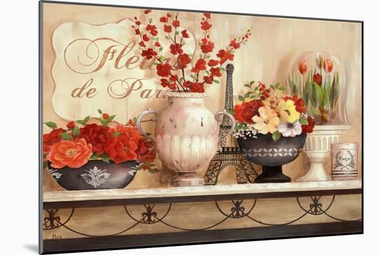 Fleurs de Paris-null-Mounted Art Print