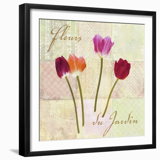 Fleurs du Jardin-Remy Dellal-Framed Art Print