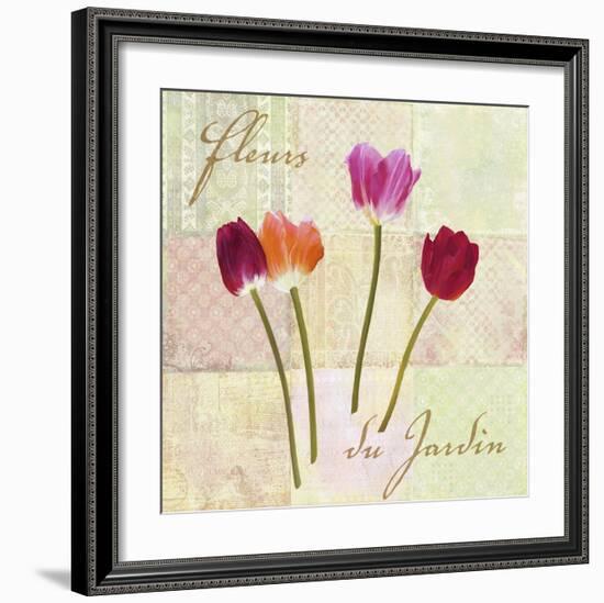 Fleurs du Jardin-Remy Dellal-Framed Art Print