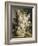 Fleurs et fruits dans une corbeille d'osier-Antoine Berjon-Framed Giclee Print