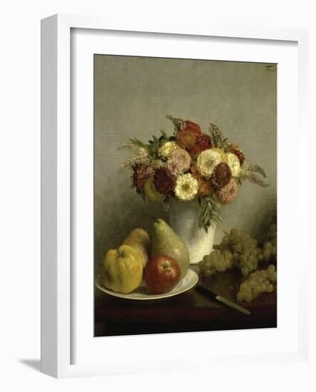 Fleurs et Fruits-Henri Fantin-Latour-Framed Giclee Print