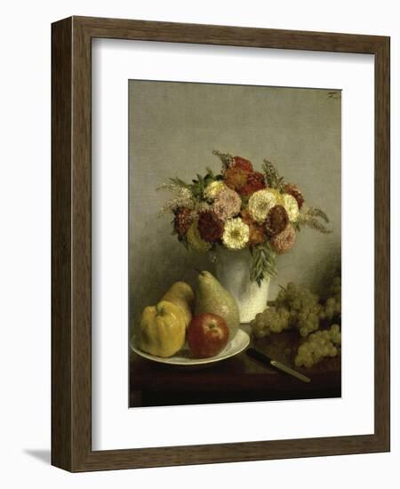 Fleurs et Fruits-Henri Fantin-Latour-Framed Giclee Print