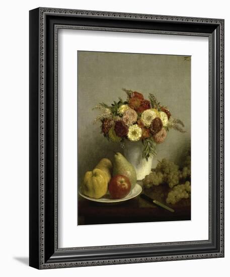 Fleurs et Fruits-Henri Fantin-Latour-Framed Giclee Print