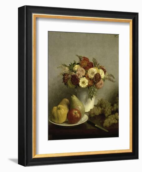 Fleurs et Fruits-Henri Fantin-Latour-Framed Giclee Print