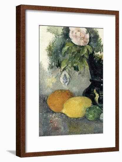 Fleurs et fruits-Paul C?zanne-Framed Giclee Print