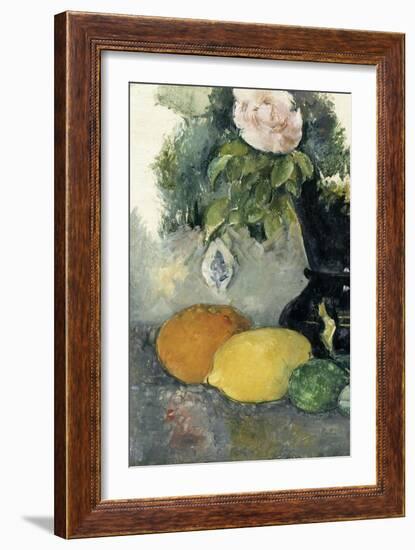 Fleurs et fruits-Paul C?zanne-Framed Giclee Print