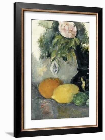 Fleurs et fruits-Paul C?zanne-Framed Giclee Print