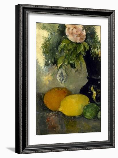 Fleurs et fruits-Paul Cézanne-Framed Giclee Print