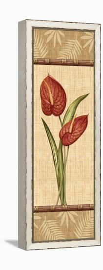 Fleurs Exotiques III-Charlene Audrey-Framed Stretched Canvas