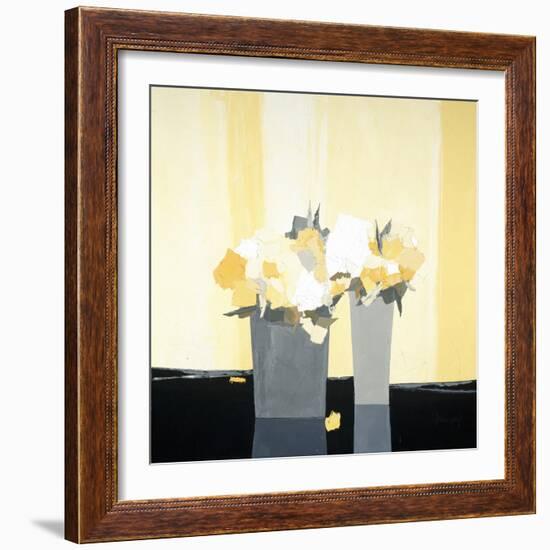 Fleurs Jaunes-Monestier-Framed Giclee Print