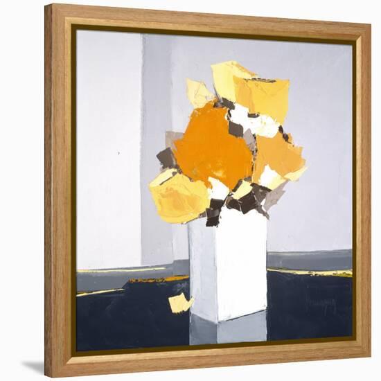 Fleurs Oranges-Monestier-Framed Premier Image Canvas