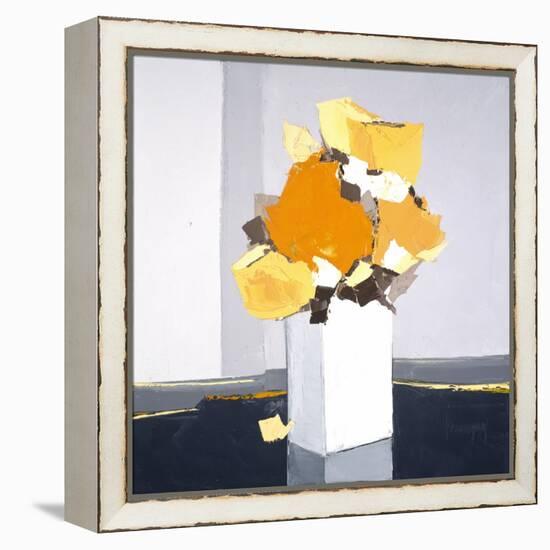 Fleurs Oranges-Monestier-Framed Premier Image Canvas