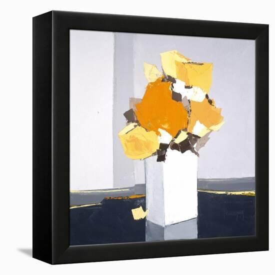 Fleurs Oranges-Monestier-Framed Premier Image Canvas