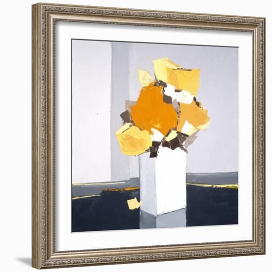 Fleurs Oranges-Monestier-Framed Giclee Print