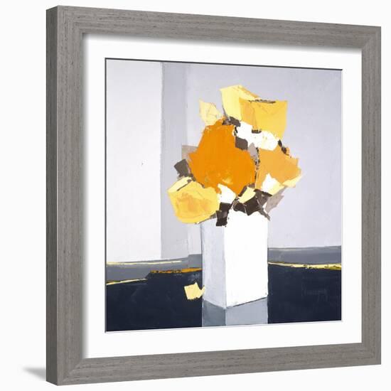 Fleurs Oranges-Monestier-Framed Giclee Print