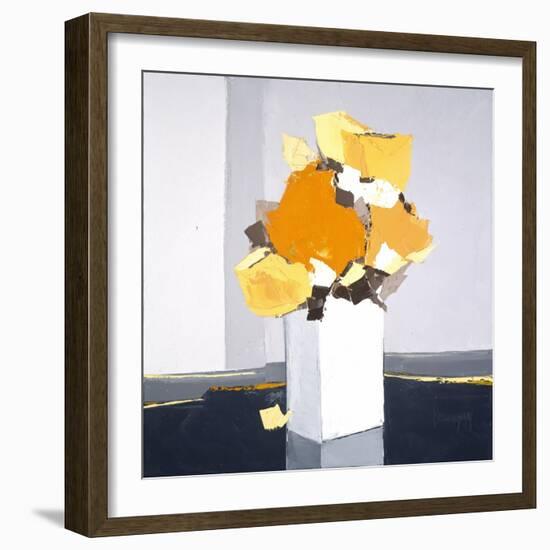 Fleurs Oranges-Monestier-Framed Giclee Print