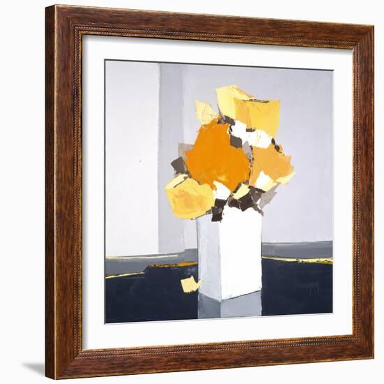 Fleurs Oranges-Monestier-Framed Giclee Print