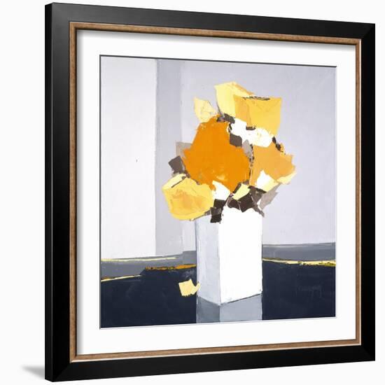 Fleurs Oranges-Monestier-Framed Giclee Print