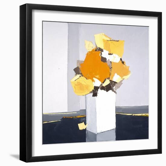 Fleurs Oranges-Monestier-Framed Giclee Print