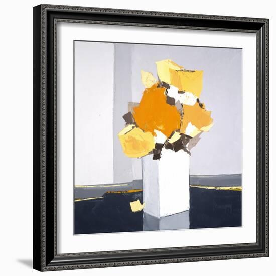 Fleurs Oranges-Monestier-Framed Giclee Print