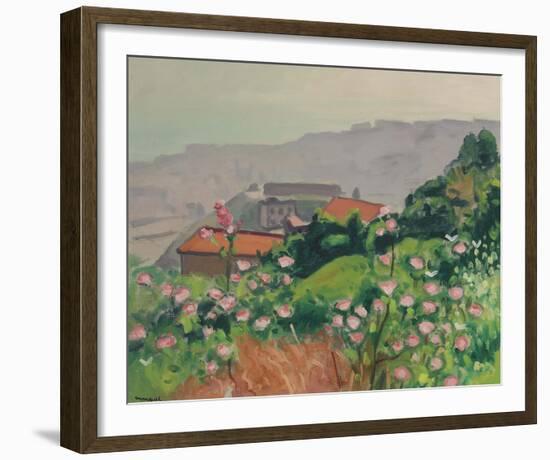 Fleurs Roses-Albert Marquet-Framed Giclee Print