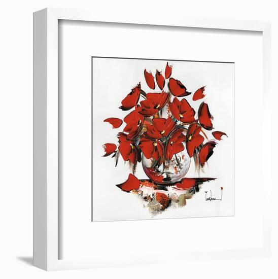 Fleurs Rouges-Christof Monnin-Framed Art Print