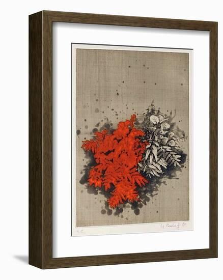 Fleurs rouges-Yannick Ballif-Framed Collectable Print