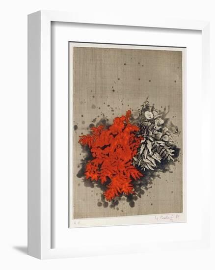 Fleurs rouges-Yannick Ballif-Framed Collectable Print
