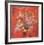 Fleurs Sur Fond Rouge, c.1970-Marc Chagall-Framed Art Print