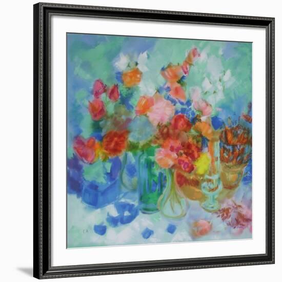 Fleurs-Michele Gour-Framed Limited Edition
