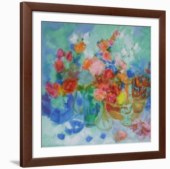 Fleurs-Michele Gour-Framed Limited Edition