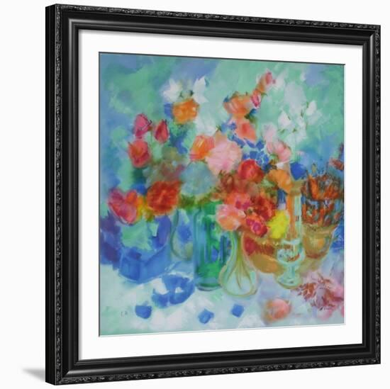 Fleurs-Michele Gour-Framed Limited Edition