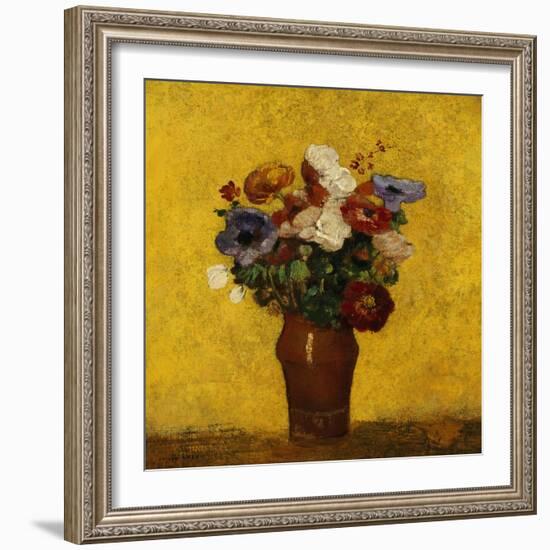 Fleurs-Odilon Redon-Framed Giclee Print