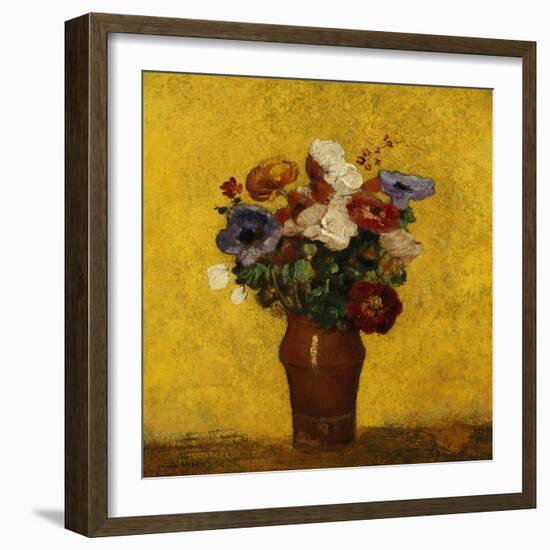 Fleurs-Odilon Redon-Framed Giclee Print