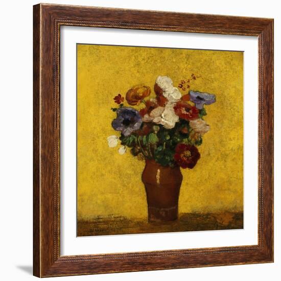 Fleurs-Odilon Redon-Framed Giclee Print