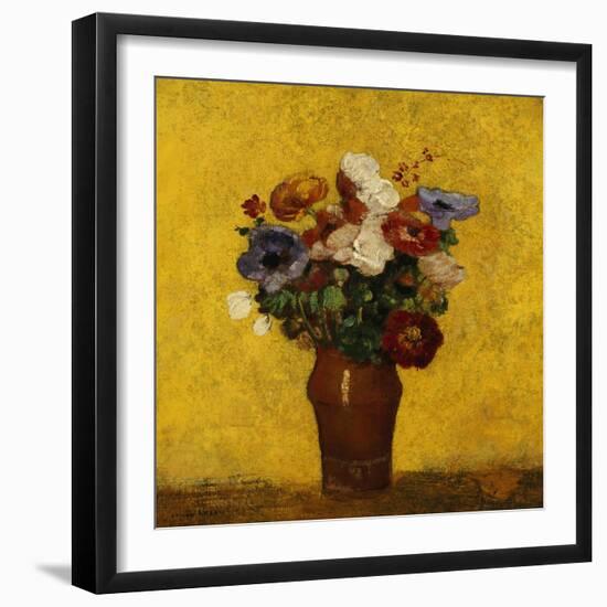 Fleurs-Odilon Redon-Framed Giclee Print