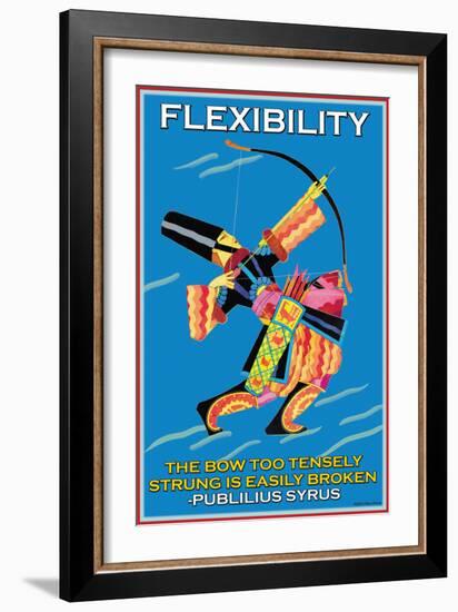 Flexibility-null-Framed Art Print