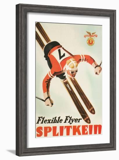 Flexible Flyer Splitkein-null-Framed Art Print