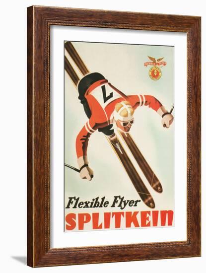 Flexible Flyer Splitkein-null-Framed Art Print