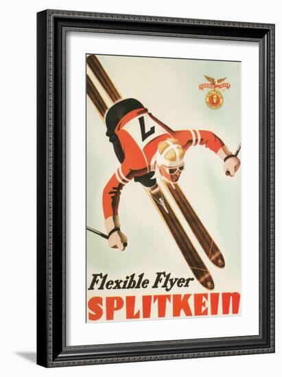 Flexible Flyer Splitkein-null-Framed Art Print