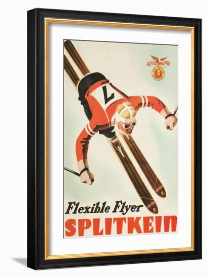 Flexible Flyer Splitkein-null-Framed Art Print