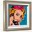 Flight attendant pink-Bruno Pozzo-Framed Art Print