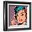 Flight attendant turquoise-Bruno Pozzo-Framed Art Print