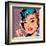 Flight attendant turquoise-Bruno Pozzo-Framed Art Print