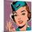 Flight attendant turquoise-Bruno Pozzo-Mounted Art Print