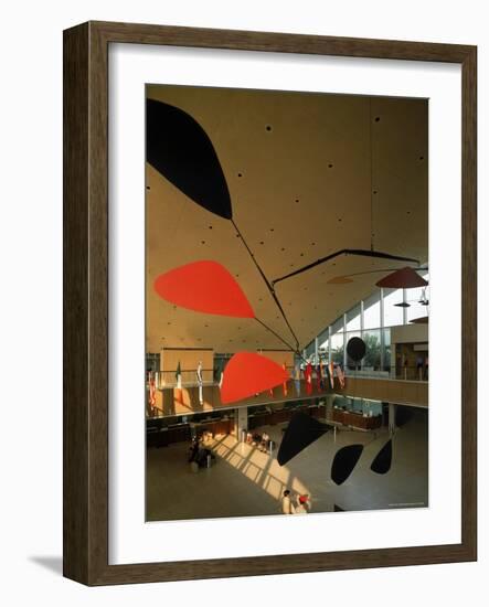 Flight by Alexander Calder in International Arrivals Terminal at New York International Airport-Dmitri Kessel-Framed Photographic Print