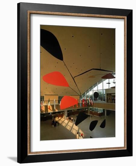 Flight by Alexander Calder in International Arrivals Terminal at New York International Airport-Dmitri Kessel-Framed Photographic Print