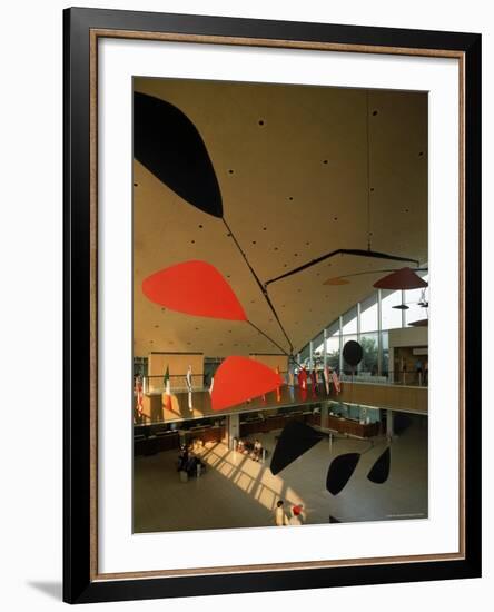 Flight by Alexander Calder in International Arrivals Terminal at New York International Airport-Dmitri Kessel-Framed Photographic Print