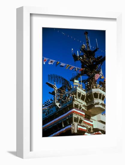 Flight Deck of the USS Kennedy Aircraft Carrier, New York City, New York-null-Framed Photographic Print