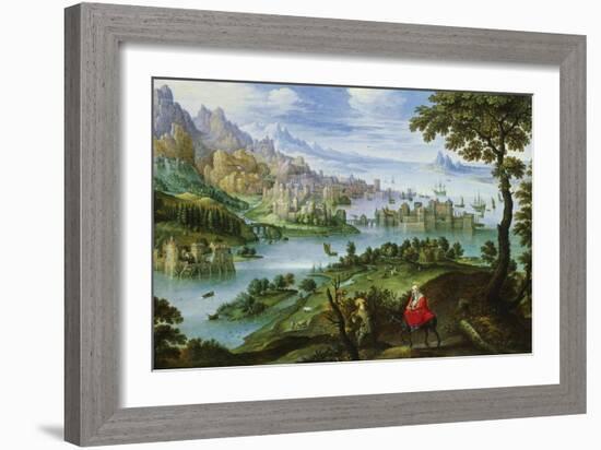 Flight in Egypt-Maerten Ryckaert-Framed Giclee Print